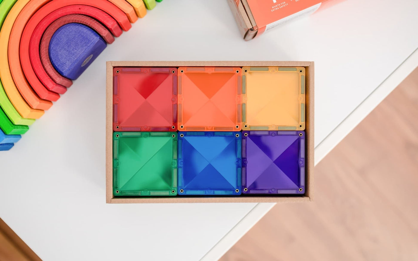 Connetix - Rainbow Square Pack 42 Pc