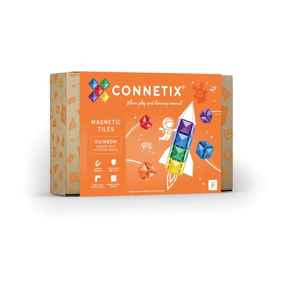Connetix - Rainbow Square Pack 42 Pc