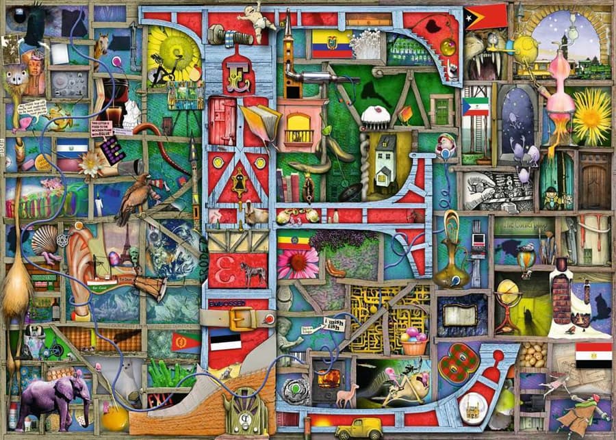 Ravensburger - Awesome Alphabet E 1000 Pc Puzzle