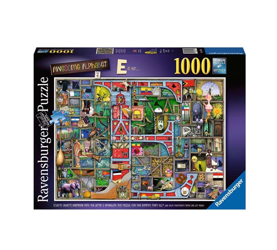 Ravensburger - Awesome Alphabet E 1000 Pc Puzzle