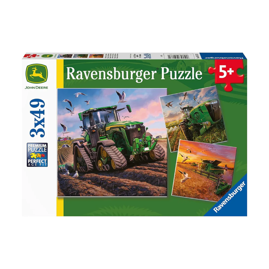 Ravensburger - Seasons of John Deere 3 x 49 Pc Puzzles