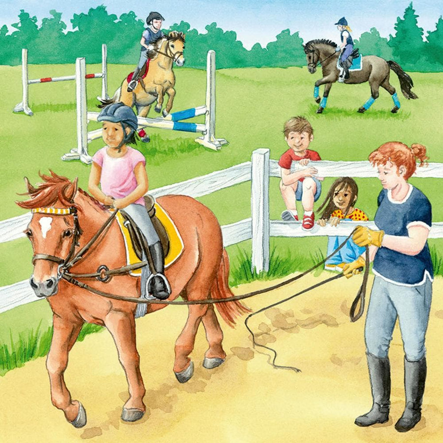 Ravensburger - A Day at the Stables 3 x 49 Pc Puzzle
