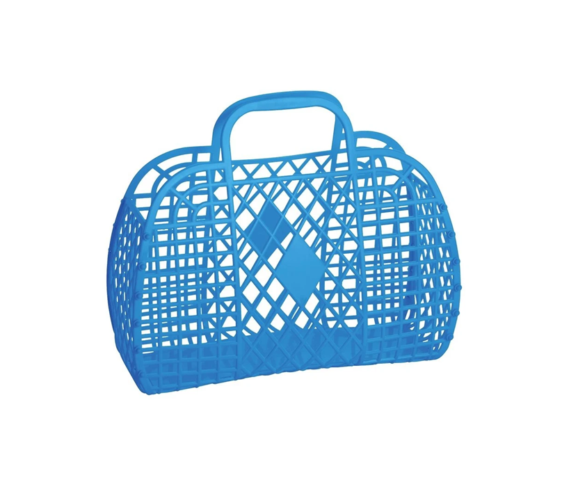 Sun Jellies - Retro Basket Royal Blue - Large