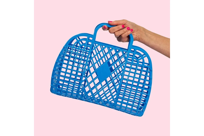 Sun Jellies - Retro Basket Royal Blue - Large