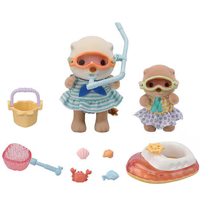 Sylvanian Families 5804 - Sea Otter Sisters Splashy Snorkel Set
