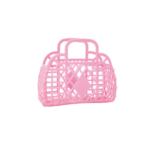 Sun Jellies Retro Basket Bubblegum Pink Mini