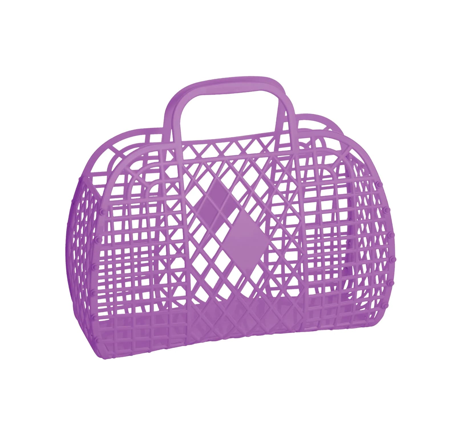 Sun Jellies Small Purple Retro Basket