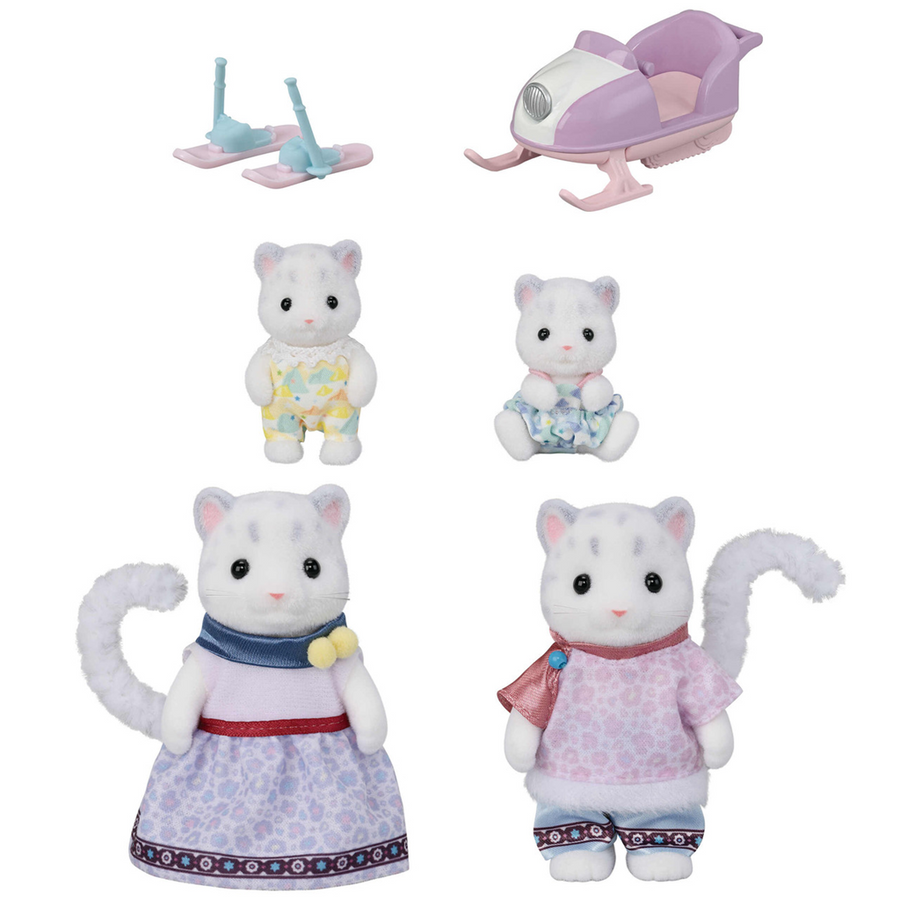 Sylvanian Families - 5814 Snow Leopard Family