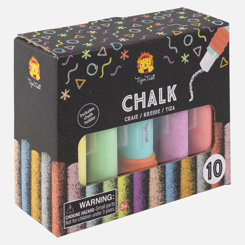 Tiger Tribe - Outdoor Chalk 10 Piece Set