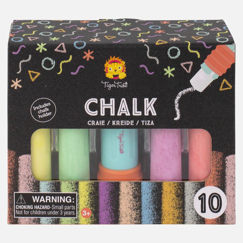 Tiger Tribe - Outdoor Chalk 10 Piece Set