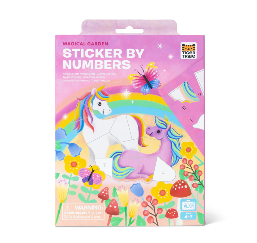Tiger Tribe - Sticker By Numbers Magical Garden