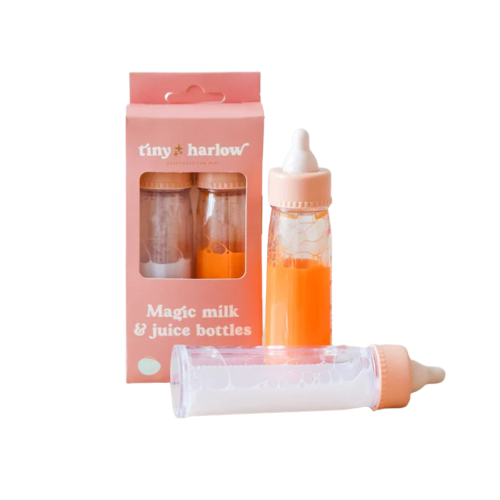 Tiny Harlow Magic Milk and Juice Bottle Set