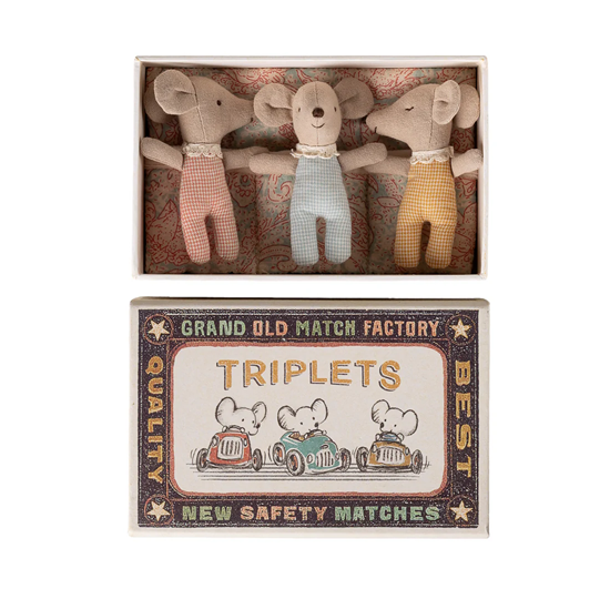 Maileg - Triplets Baby Mice in Box