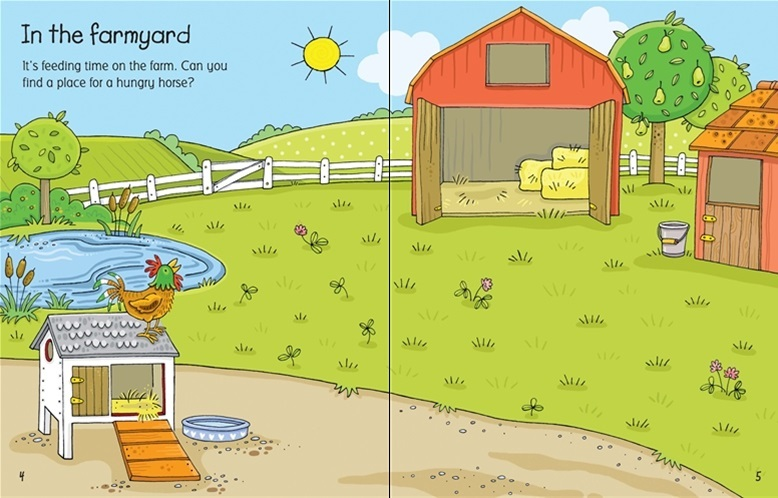 Usborne - Animal Sticker and Colouring Book