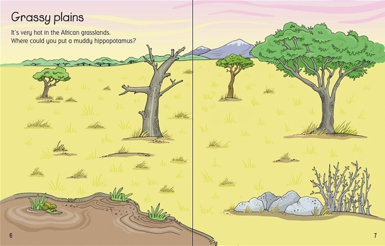 Usborne - Animal Sticker and Colouring Book