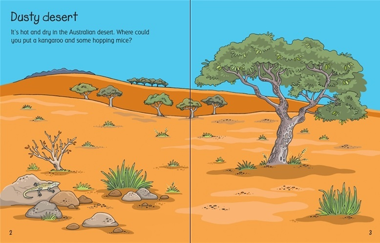 Usborne - Animal Sticker and Colouring Book