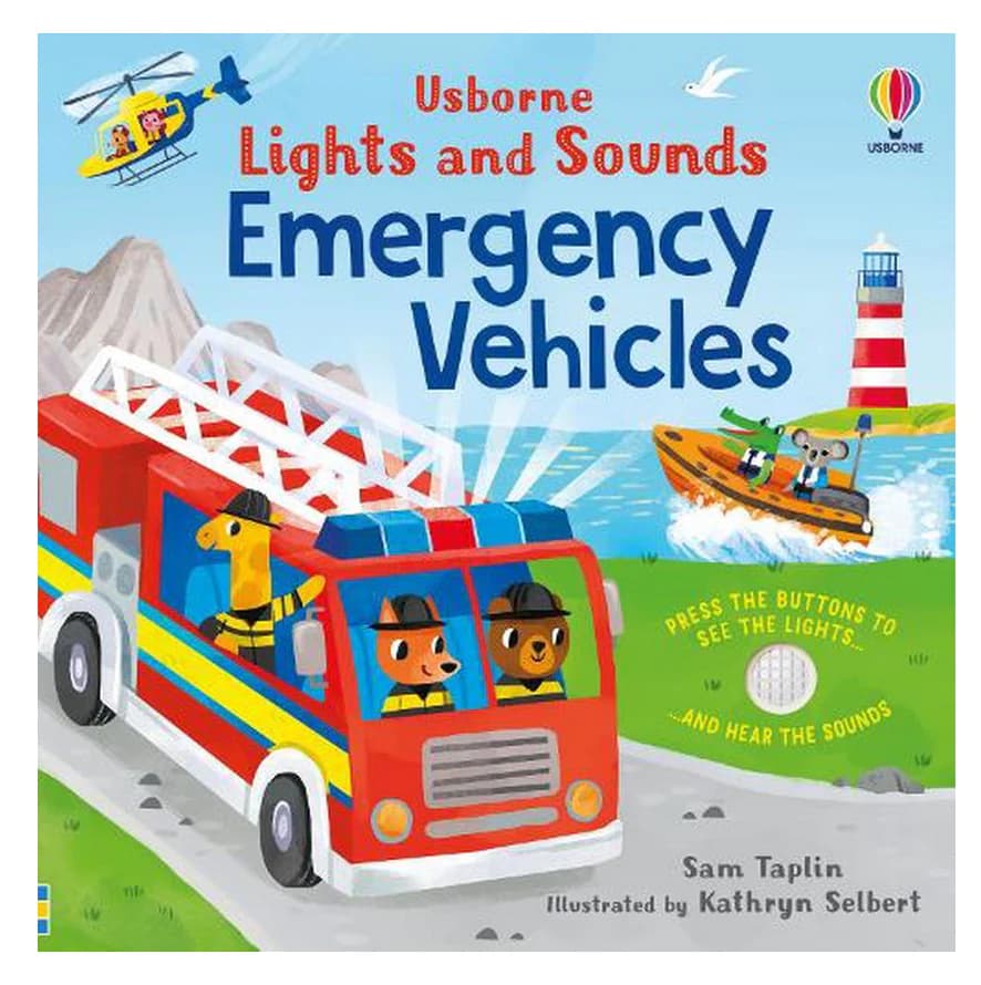 Usborne - Lights and Sounds Emergency Vehicles