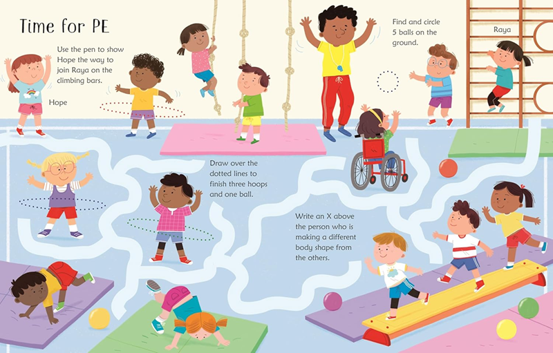 Usborne - Wipe-Clean Starting School Activities