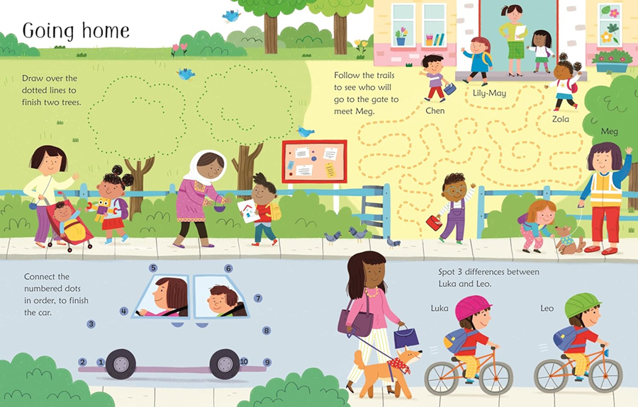 Usborne - Wipe-Clean Starting School Activities