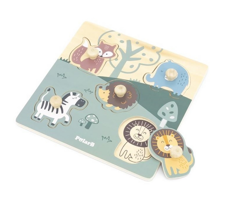 Viga - PolarB Big Knob Puzzle Animals