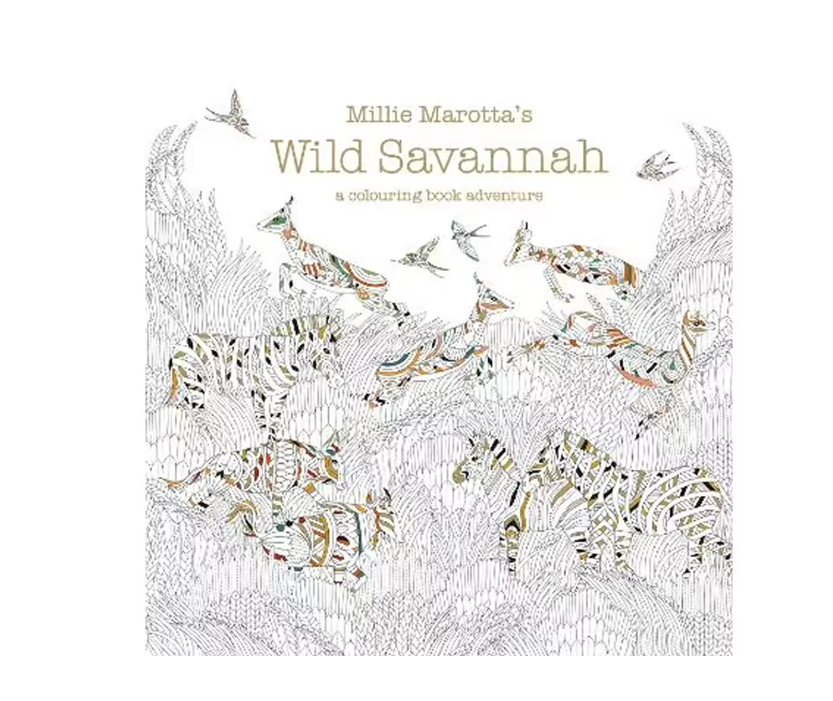 Millie Marotta's Wild Savannah: A Colouring Book Adventure
