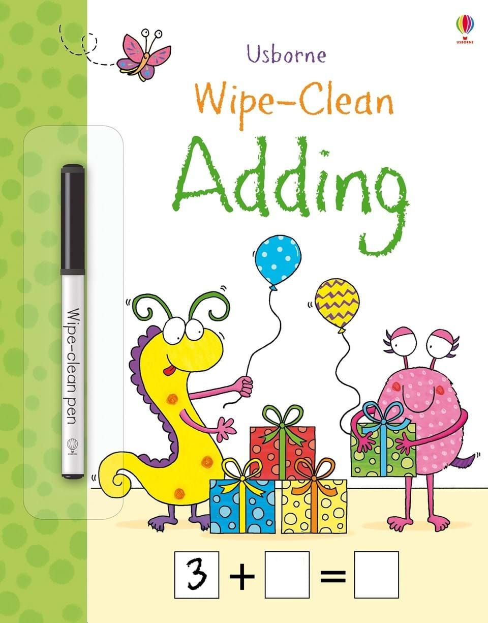 Usborne Wipe Clean Adding Book