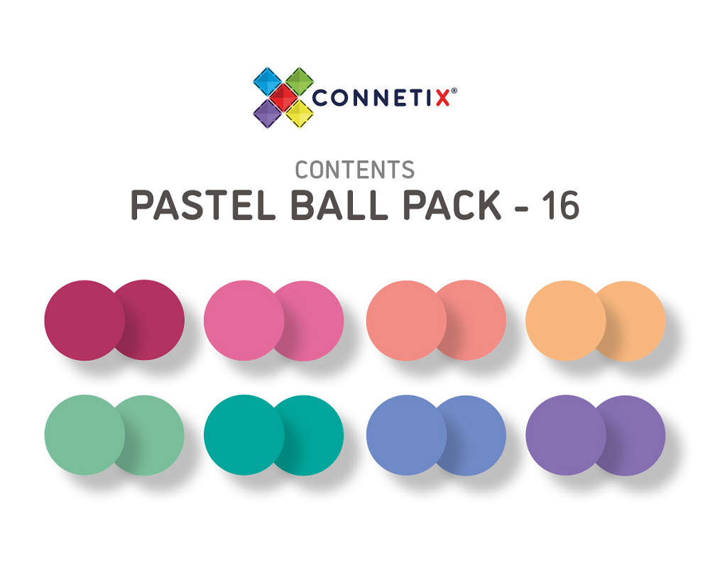 Connetix Pastel Replacement Balls