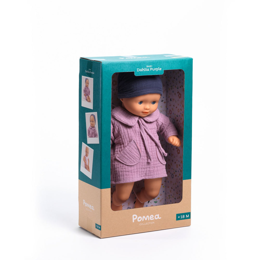 Djeco Pomea Soft Body Doll Dahlia in box