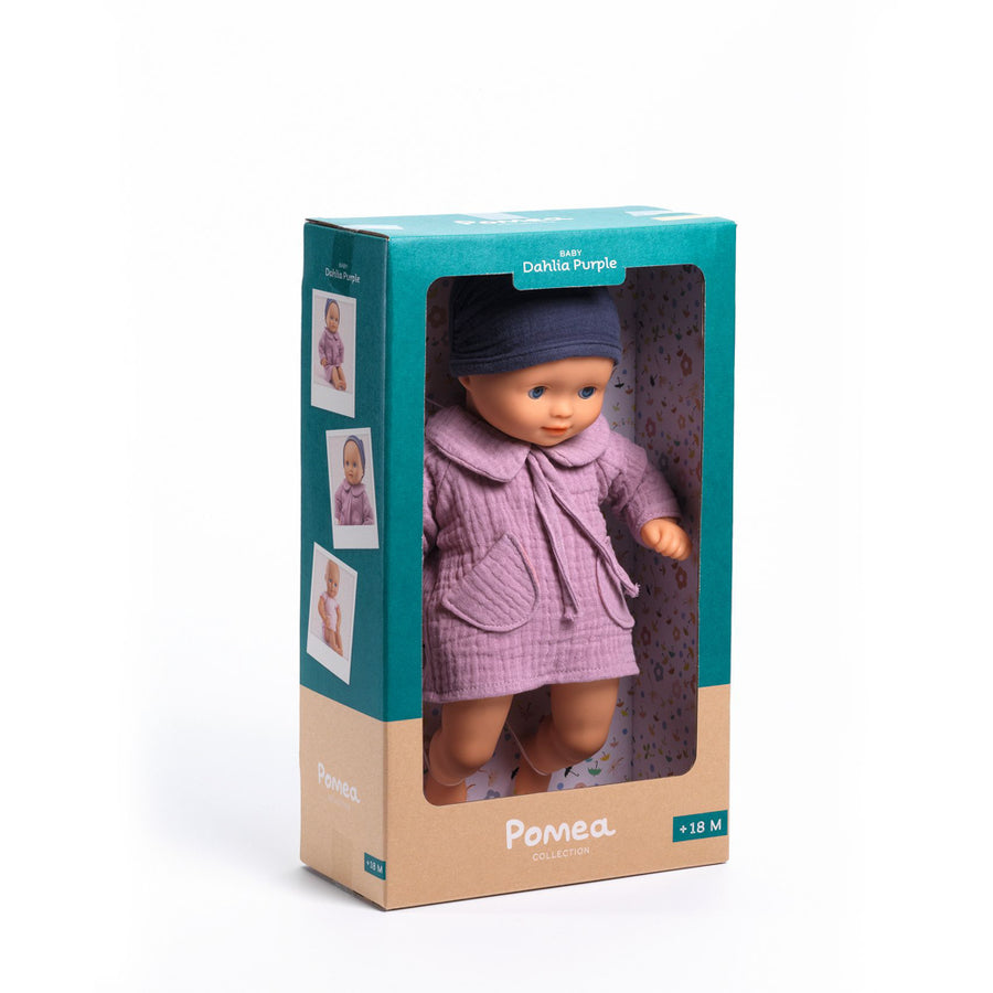 Djeco Pomea Soft Body Doll Dahlia in box