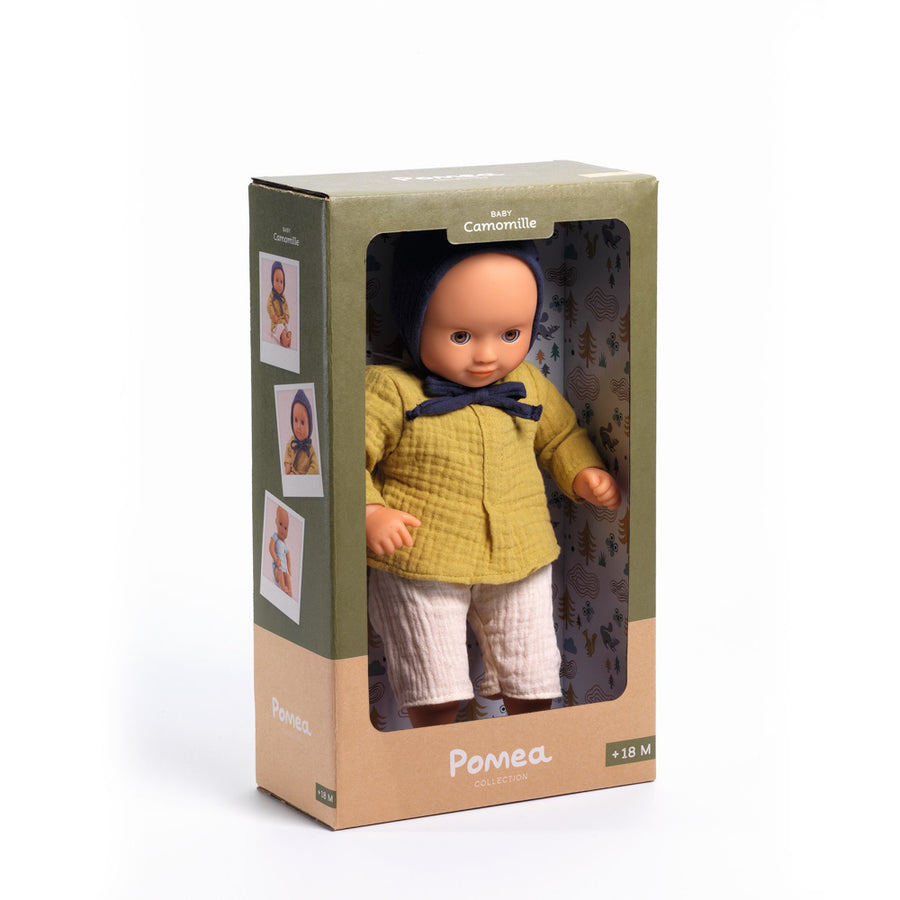 Djeco Pomea Soft Body Doll Camomille in box