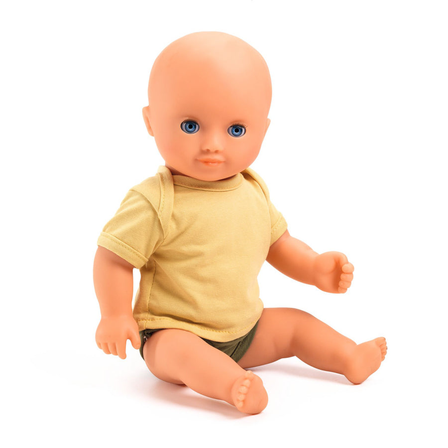 Djeco Pomea Baby Boy Olive Hard Body Doll