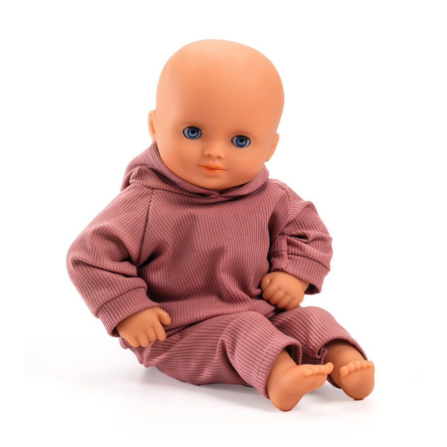 Djeco Pomea Rosewood Tracksuit Doll Outfit - doll not included