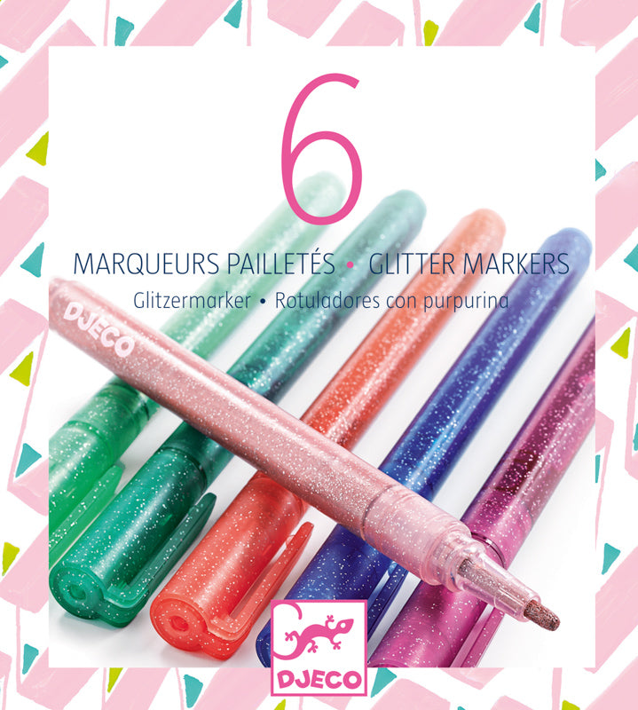 Djeco Glitter Markers at Little Sprout