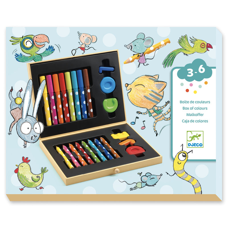 DJ9010 Djeco Box of Colours for Little Ones