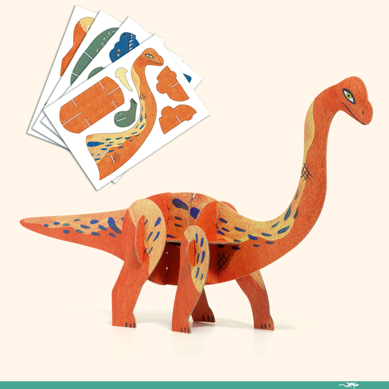 Djeco - Dino Box Set Paper Toys