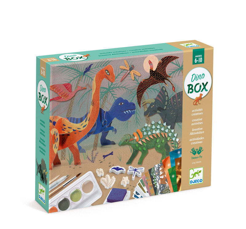 Djeco Dinosaur Craft Activity Box for kids DJ9331
