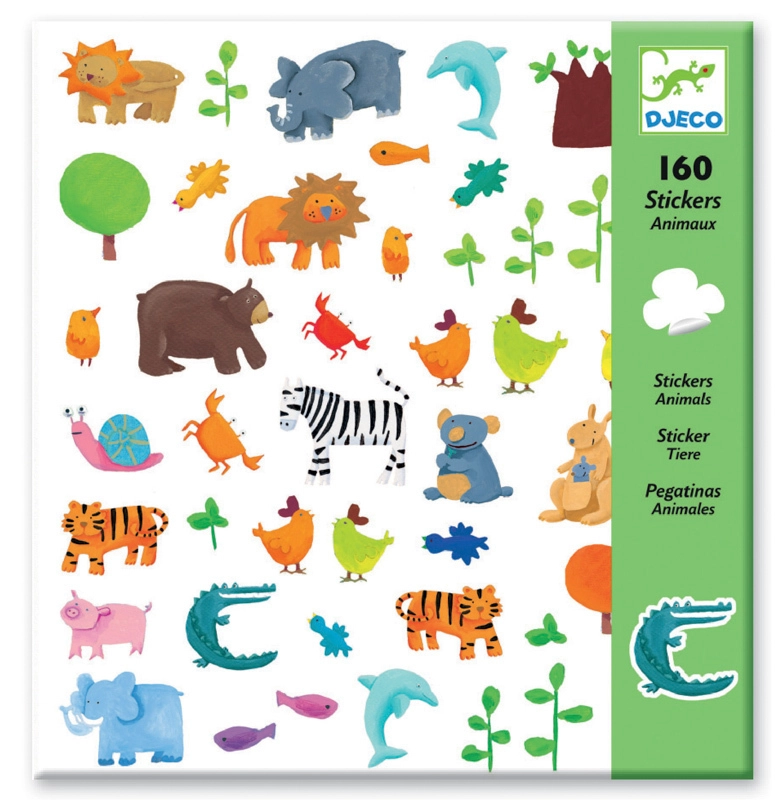 Djeco DJ8841 Animal Stickers