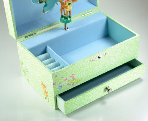 Djeco Fawns Song Musical Jewellery Box inside