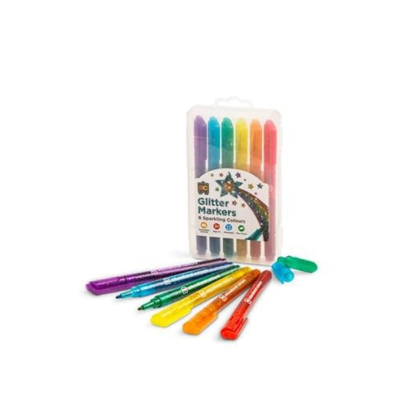 Educational Colours Glitter Markers
