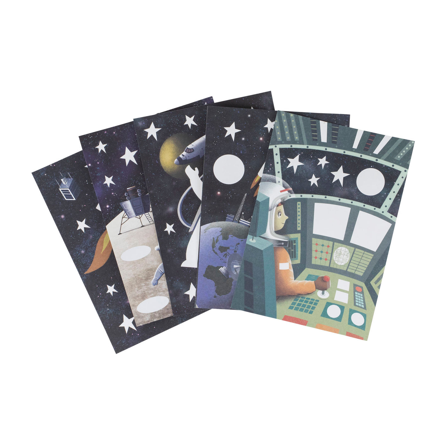 Tiger Tribe Foil Art Space Adventures art set contents