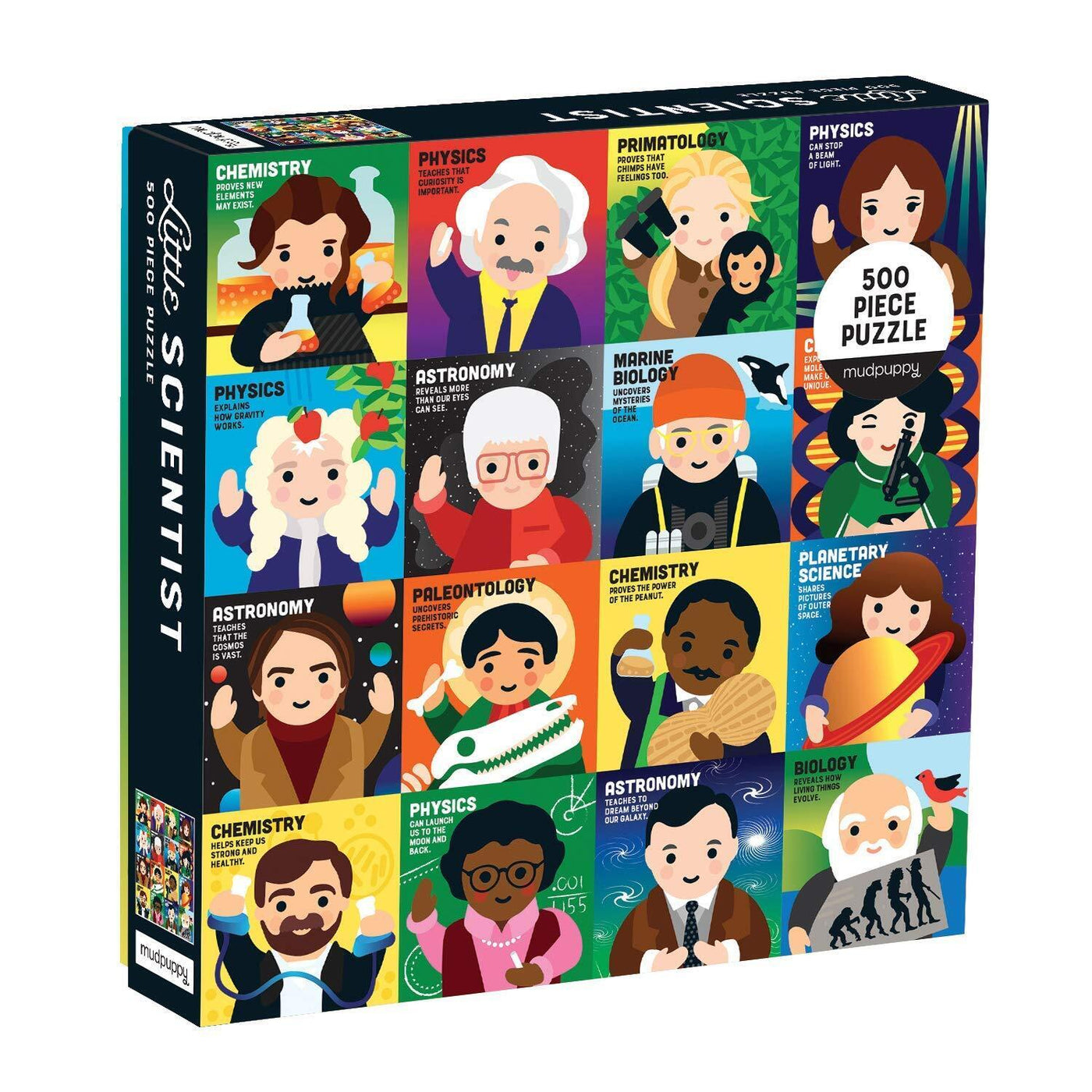 Mudpuppy 500 piece puzzle Little Scientist