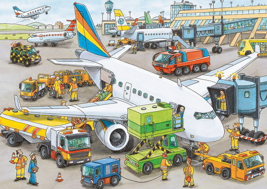 Ravensburger Busy Airport Children's Puzzle 35 pieces