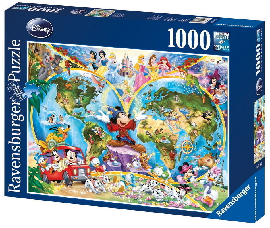 Ravensburger 1000 Piece Puzzle Disney World Map