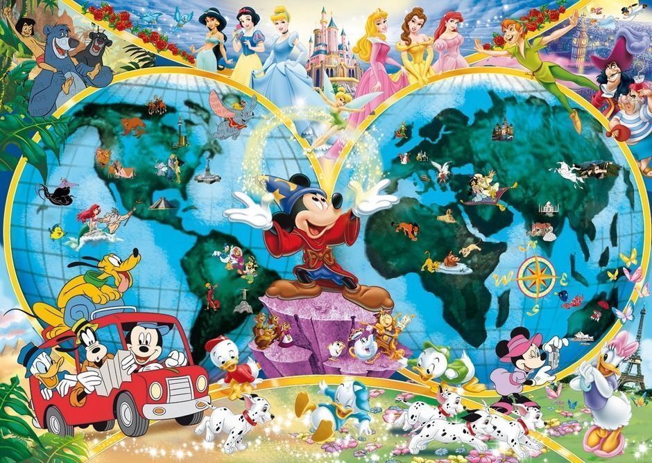 Ravensburger Disney World Map Puzzle