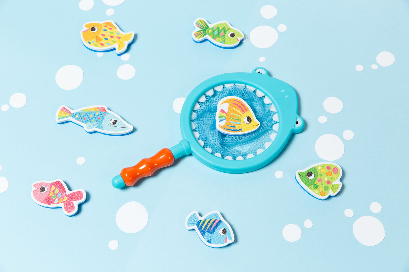 Tiger Tribe Bath Shark Chasey flatlay