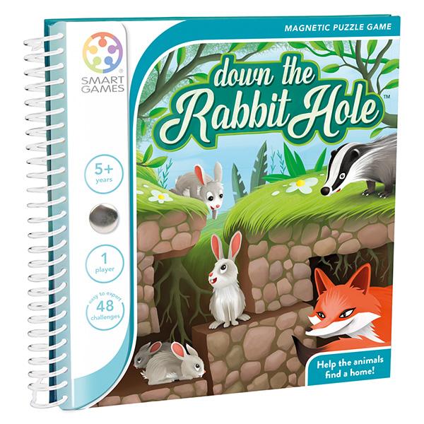 Smart Games Down the Rabbit Hole Magnetic Travel Game