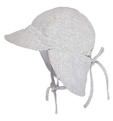 Toshi Flap Cap Baby Dove chin tie