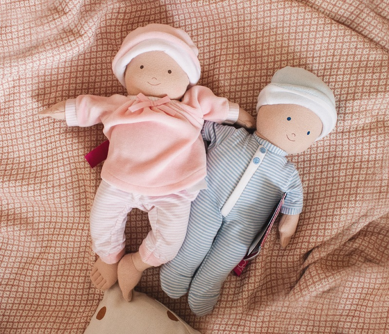 Bonikka Cherub Dolls - Pink and Blue