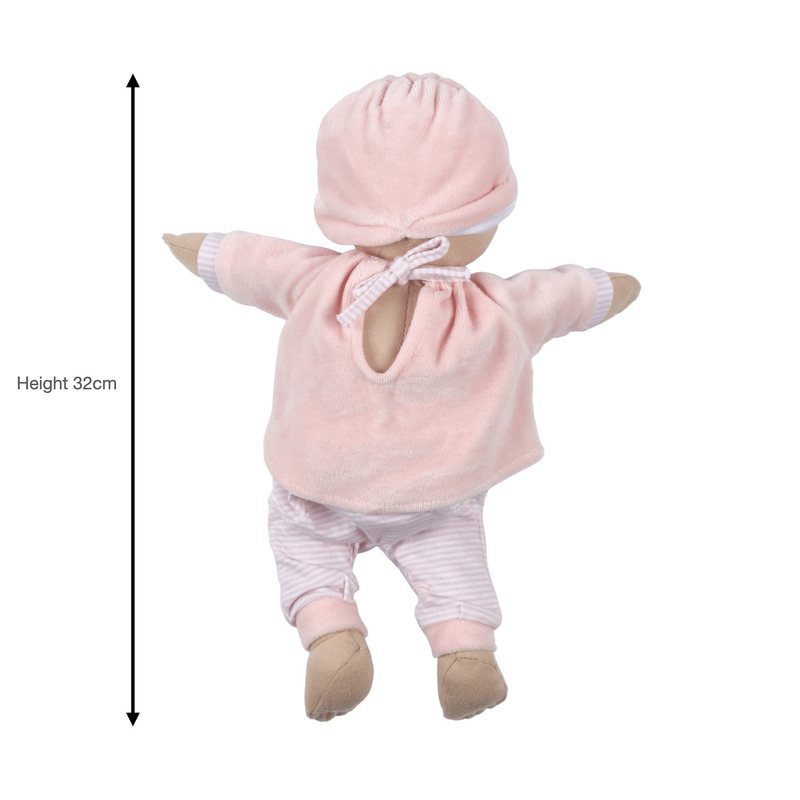Bonikka Pink Cherub Doll - 32cm tall