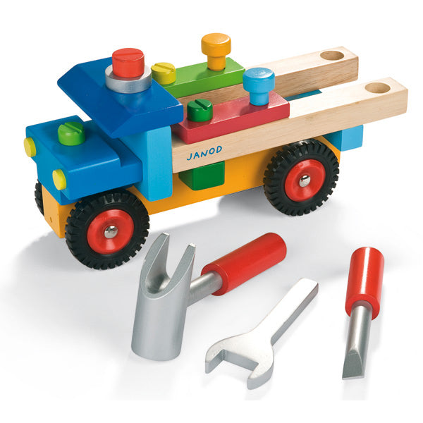 Janod Brico Wooden DIY Tool Truck